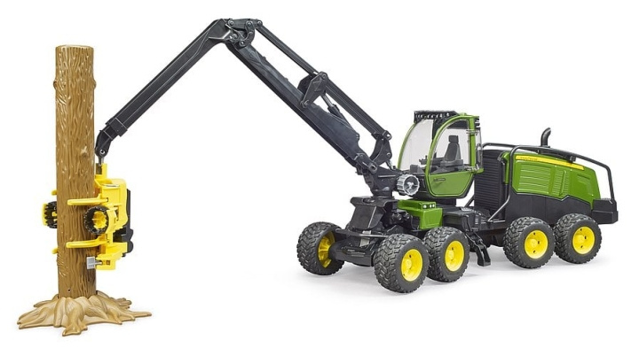 Bruder John Deere 1270G skovningsmaskine (02135) i gruppen LEGETØJ, BØRN & BABY / Legetøj / Legetøjsbiler hos TP E-commerce Nordic AB (C89012)