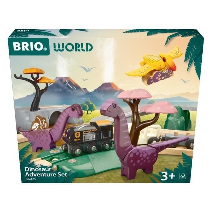 BRIO Togsæt med dinosaurer - (36094) i gruppen LEGETØJ, BØRN & BABY / Legetøj / Bygge legesager / Brio togbaner hos TP E-commerce Nordic AB (C89023)