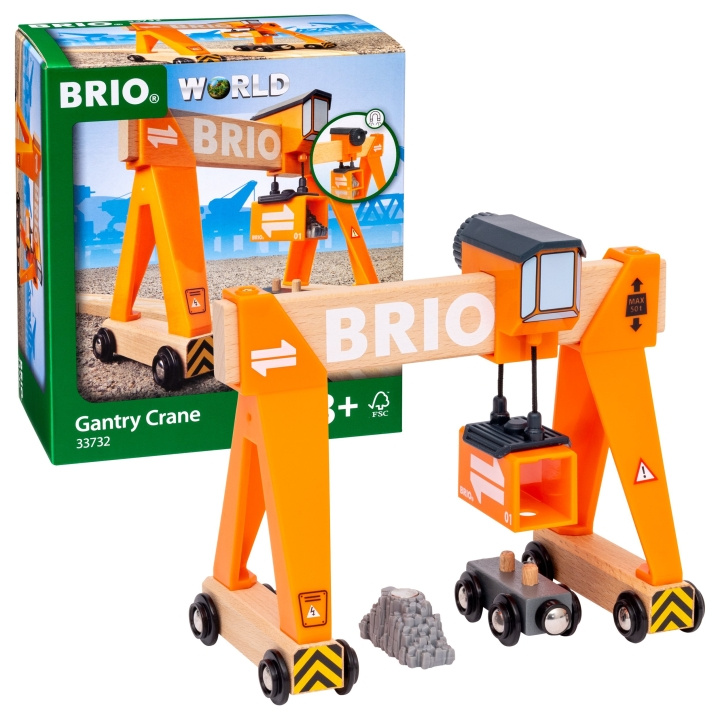 BRIO Portalkran (33732) i gruppen LEGETØJ, BØRN & BABY / Legetøj / Bygge legesager / Brio togbaner hos TP E-commerce Nordic AB (C89028)