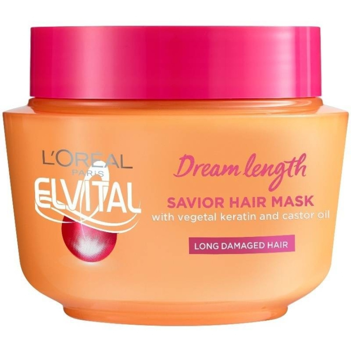 L\'Oréal Paris - ElvitalDream Length Savior hårmaske 300 ml i gruppen SKØNHED & HELSE / Hår og styling / Hårpleje / Hårmaske hos TP E-commerce Nordic AB (C89195)