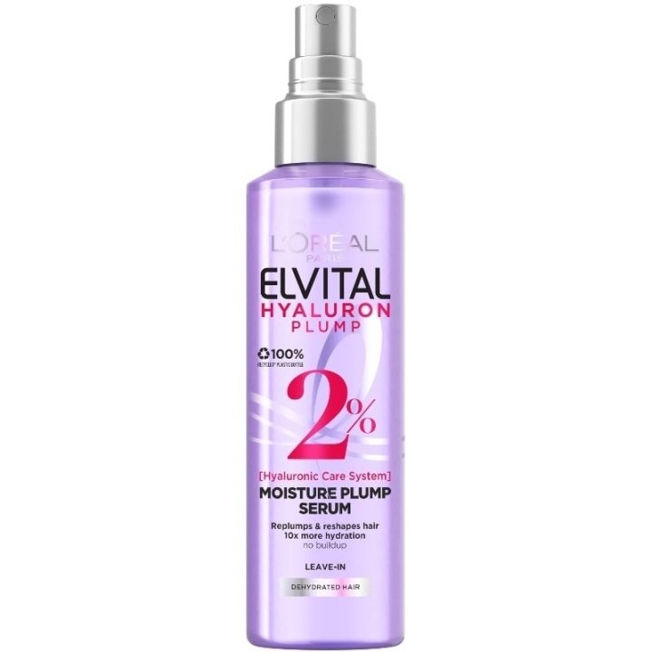 L\'Oréal Paris - Elvital Hyaluron Plump Leave-In Spray 150 ml i gruppen SKØNHED & HELSE / Hår og styling / Hår styling / Hårspray hos TP E-commerce Nordic AB (C89198)