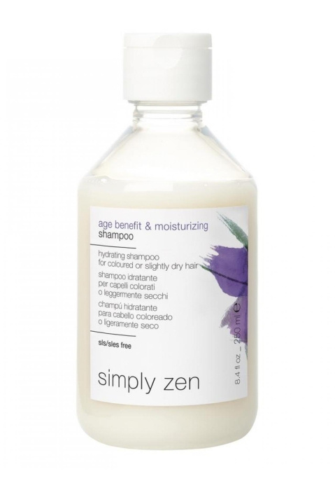 Simply Zen Age Benefit & Moisturizing Shampoo 250 ml i gruppen SKØNHED & HELSE / Hår og styling / Hårpleje / Shampoo hos TP E-commerce Nordic AB (C89226)