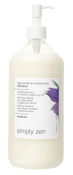 Simply Zen Age Benefit & Moisturizing Shampoo 1000 ml i gruppen SKØNHED & HELSE / Hår og styling / Hårpleje / Shampoo hos TP E-commerce Nordic AB (C89227)