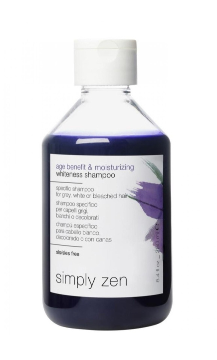 Simply Zen Age Benefit & Moisturizing Whiteness Shampoo 250 ml i gruppen SKØNHED & HELSE / Hår og styling / Hårpleje / Shampoo hos TP E-commerce Nordic AB (C89228)