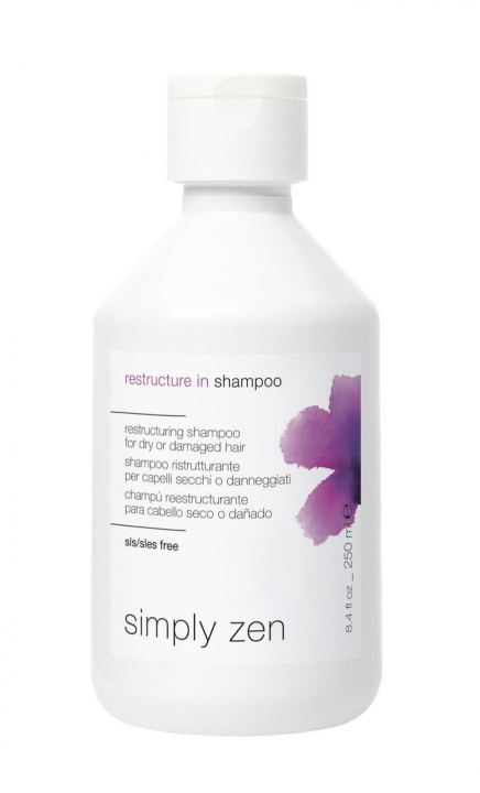 Simply Zen Restructure in Shampoo 250 ml i gruppen SKØNHED & HELSE / Hår og styling / Hårpleje / Shampoo hos TP E-commerce Nordic AB (C89232)