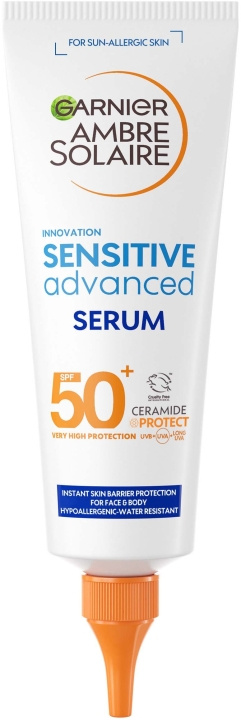 Garnier Ambre Solaire Sensitive Advanced SPF 50 125 ml i gruppen SKØNHED & HELSE / Hudpleje / Tanning / Solbeskyttelse hos TP E-commerce Nordic AB (C89339)