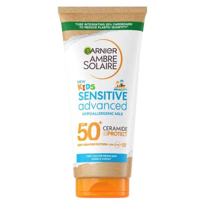 Garnier Ambre Solaire Sensitive Advanced Hypoallergenic Kids Lotion SPF 50+ 175 ml i gruppen SKØNHED & HELSE / Hudpleje / Tanning / Solbeskyttelse hos TP E-commerce Nordic AB (C89343)