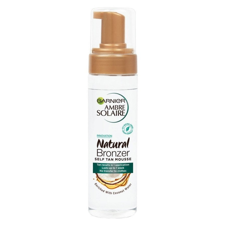 Garnier Ambre Solaire Natural Bronzer Selvbruner Mousse 200 ml i gruppen SKØNHED & HELSE / Hudpleje / Tanning / Brun uden sol hos TP E-commerce Nordic AB (C89344)