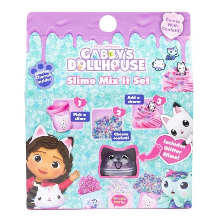 Gabby\'s Dollhouse Slime Mix It-sæt (204-700009) i gruppen LEGETØJ, BØRN & BABY / Legetøj / Hobbyartikler hos TP E-commerce Nordic AB (C89436)