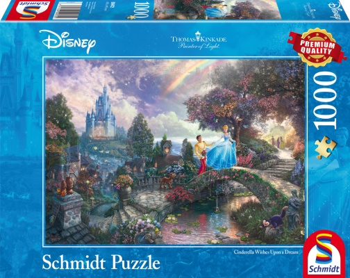 Schmidt Thomas Kinkade: Disney Askepot (1000 brikker) (SCH9472) i gruppen SPORT, FRITID & HOBBY / Hobby / Puslespil hos TP E-commerce Nordic AB (C89442)