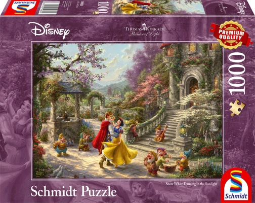 Schmidt Thomas Kinkade: Disney - Danser med prinsen (1000 brikker) (SCH6255) i gruppen SPORT, FRITID & HOBBY / Hobby / Puslespil hos TP E-commerce Nordic AB (C89443)