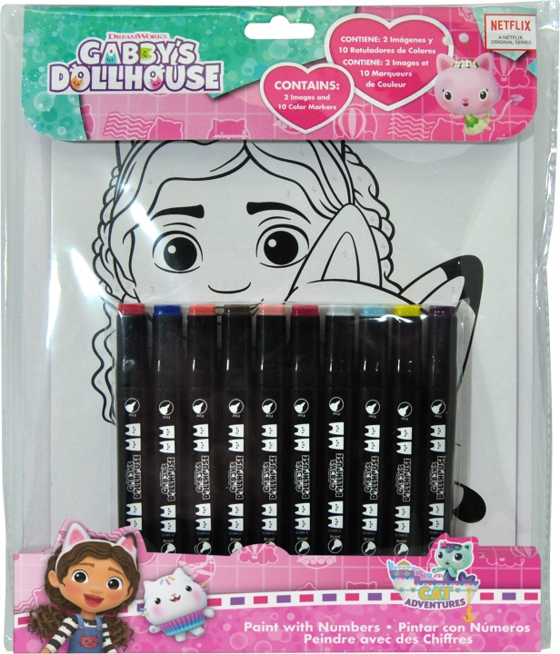 Gabby\'s Dollhouse Tuscher (033706878) i gruppen LEGETØJ, BØRN & BABY / Legetøj / Tegne og tælle hos TP E-commerce Nordic AB (C89527)