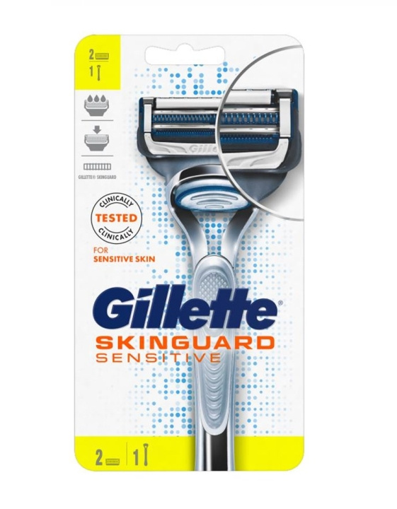 Gillette Skinguard Sensitive barberkniv i gruppen SKØNHED & HELSE / Hår og styling / Barbering og trimning / Barberskraber og tilbehør hos TP E-commerce Nordic AB (C89531)