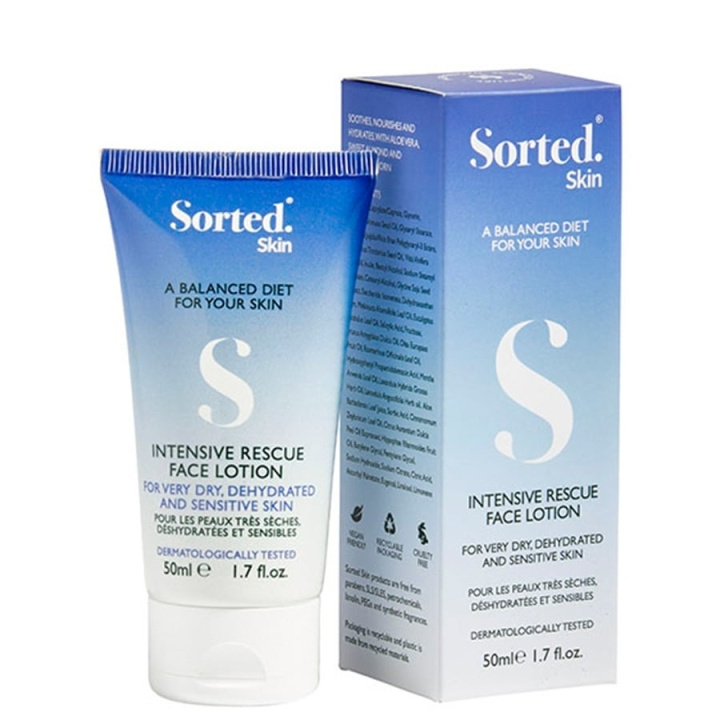 Sorted Skin Intensive Rescue Face Lotion 50 ml i gruppen SKØNHED & HELSE / Hudpleje / Ansigt / Ansigtscreme hos TP E-commerce Nordic AB (C89632)