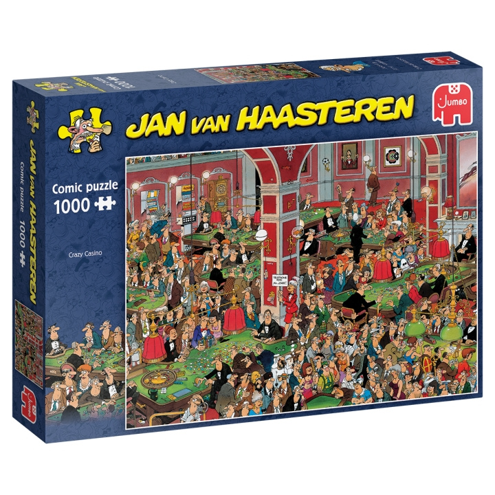 Jan van Haasteren Crazy Casino (1000 brikker) (1119801834) i gruppen SPORT, FRITID & HOBBY / Hobby / Puslespil hos TP E-commerce Nordic AB (C89713)