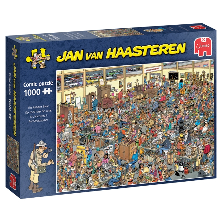 Jan van Haasteren The Antique Show (1000 brikker) (1119801839) i gruppen SPORT, FRITID & HOBBY / Hobby / Puslespil hos TP E-commerce Nordic AB (C89716)