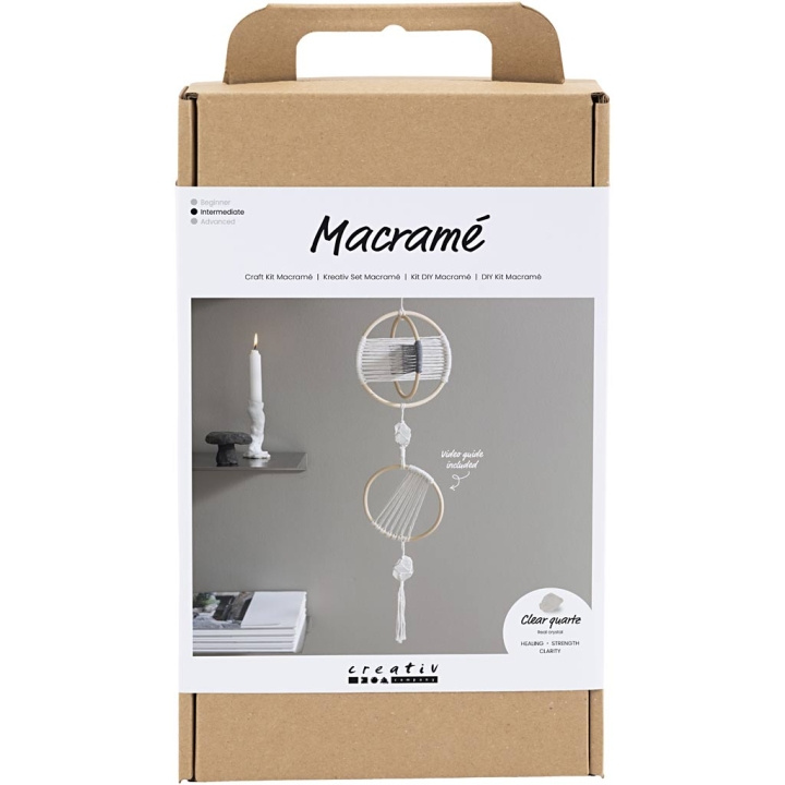 DIY Kit Håndarbejdssæt - Macramé - Mobil(977741) i gruppen SPORT, FRITID & HOBBY / Hobby / DIY Kit hos TP E-commerce Nordic AB (C89725)