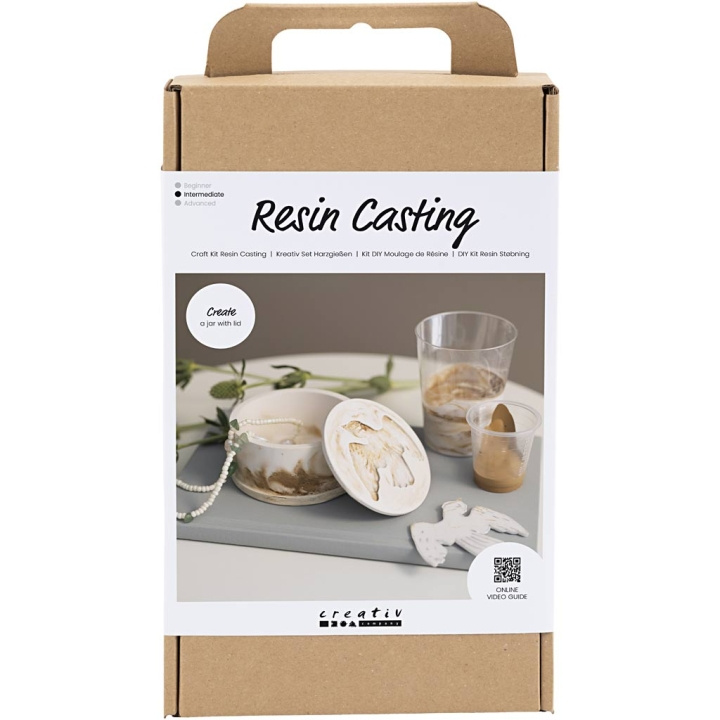 DIY Kit Craft Kit - Resin Casting - Krukke med låg (977736) i gruppen SPORT, FRITID & HOBBY / Hobby / DIY Kit hos TP E-commerce Nordic AB (C89754)