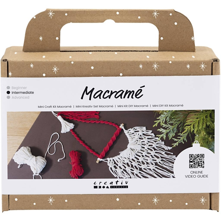 DIY Kit Mini DIY Kit - Macramé - Julemand (977710) i gruppen SPORT, FRITID & HOBBY / Hobby / DIY Kit hos TP E-commerce Nordic AB (C89765)