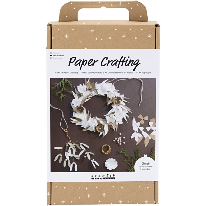 DIY Kit Craft Kit - Paper Crafting, hvid, lys natur, 1 pakke (977700) i gruppen SPORT, FRITID & HOBBY / Hobby / DIY Kit hos TP E-commerce Nordic AB (C89768)