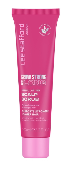 Lee Stafford Grow Strong & Long Stimulating Scalp Scrub 100 ml i gruppen SKØNHED & HELSE / Hår og styling / Hårpleje / Hårmaske hos TP E-commerce Nordic AB (C89775)