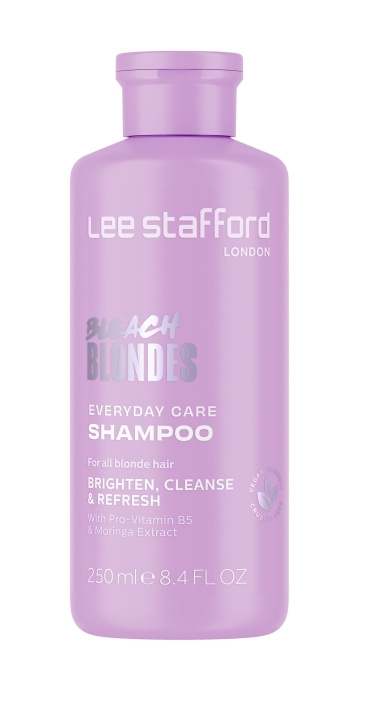 Lee Stafford Bleach Blondes Everyday Care Shampoo 250 ml i gruppen SKØNHED & HELSE / Hår og styling / Hårpleje / Shampoo hos TP E-commerce Nordic AB (C89788)