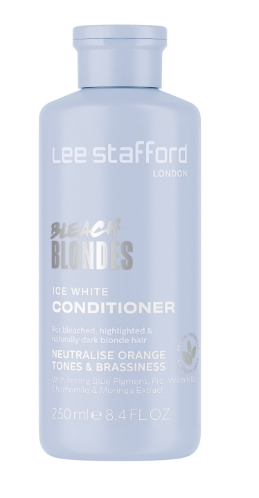 Lee Stafford Bleach Blondes Ice White Toning Conditioner 250 ml i gruppen SKØNHED & HELSE / Hår og styling / Hårpleje / Balsam hos TP E-commerce Nordic AB (C89790)