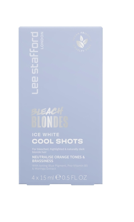 Lee Stafford Bleach Blondes Ice White Cool Shots 4 x 15 ml i gruppen SKØNHED & HELSE / Hår og styling / Hårpleje / Hårmaske hos TP E-commerce Nordic AB (C89792)