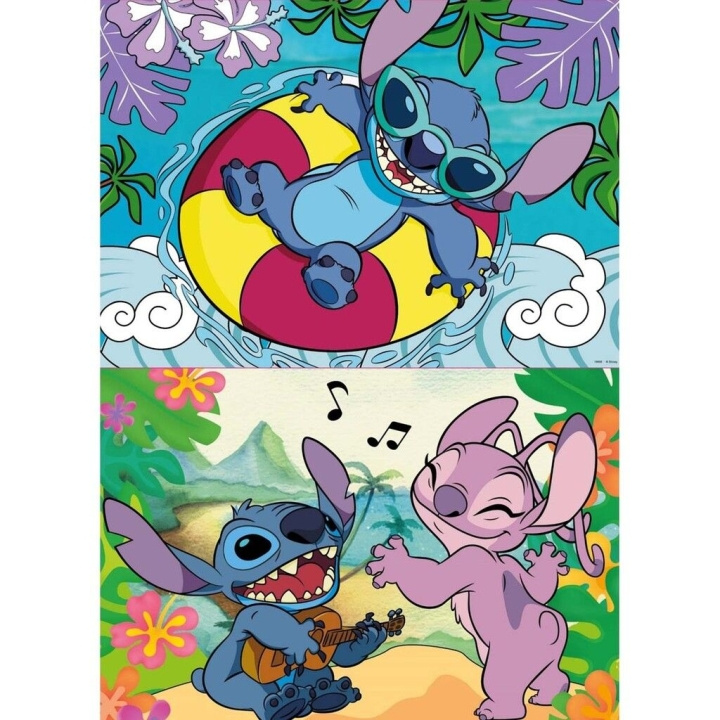 Educa 2X100 Disney Stich (80-19998) i gruppen LEGETØJ, BØRN & BABY / Legetøj / børns puslespil hos TP E-commerce Nordic AB (C89818)