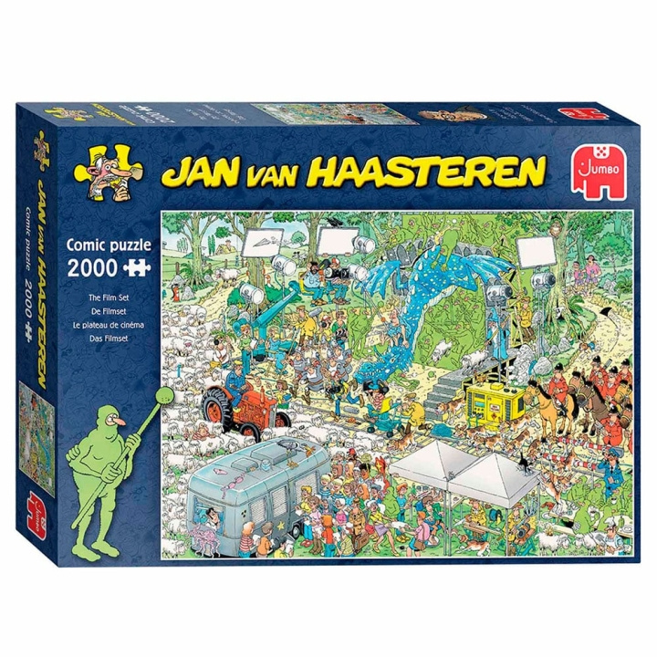 Jan van Haasteren Filmsættet (2000 brikker) (JUM0047) i gruppen SPORT, FRITID & HOBBY / Hobby / Puslespil hos TP E-commerce Nordic AB (C89864)