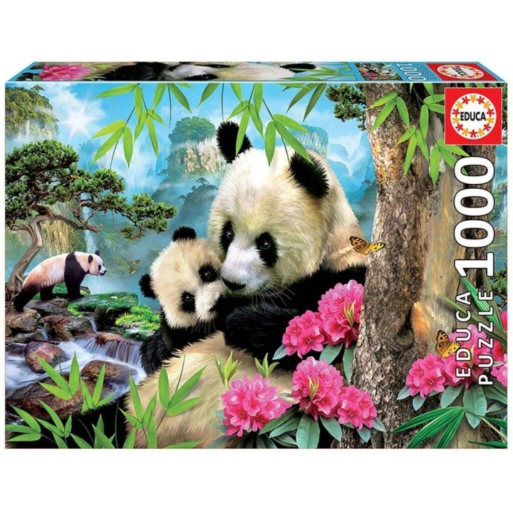 Educa 1000 brikker - Morgen-panda-puslespil (017995) i gruppen SPORT, FRITID & HOBBY / Hobby / Puslespil hos TP E-commerce Nordic AB (C89900)