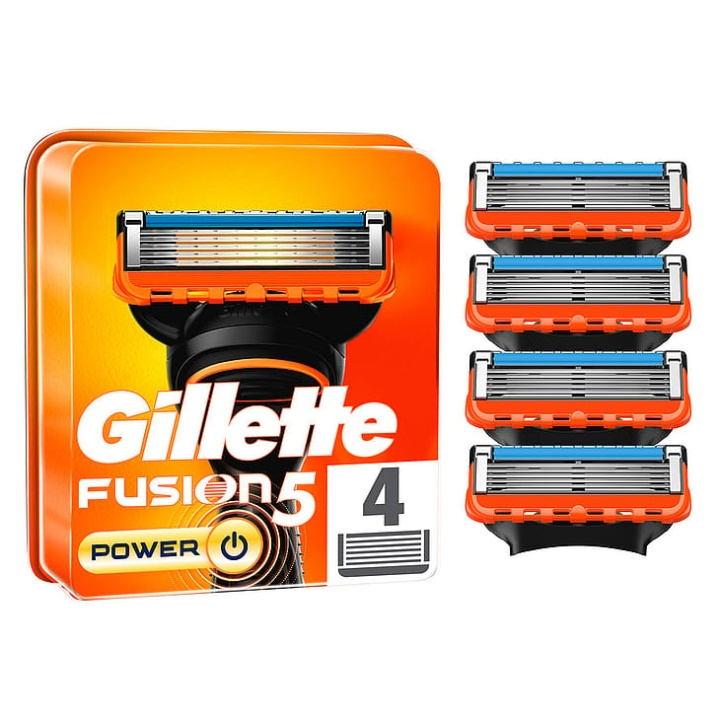 Gillette Fusion Power 4-pak i gruppen SKØNHED & HELSE / Hår og styling / Barbering og trimning / Barberskraber og tilbehør hos TP E-commerce Nordic AB (C89958)