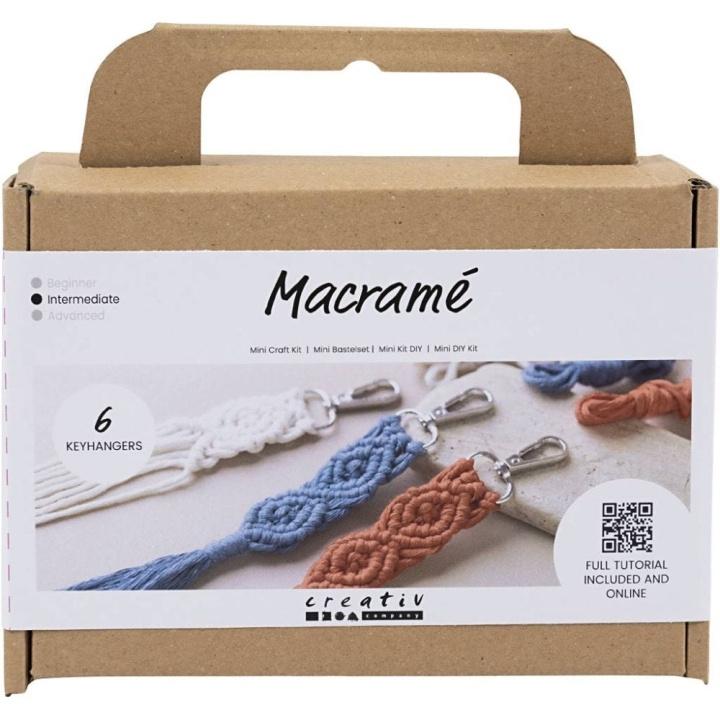 DIY Kit Macramé - Nøglering (977554) i gruppen SPORT, FRITID & HOBBY / Hobby / DIY Kit hos TP E-commerce Nordic AB (C89979)