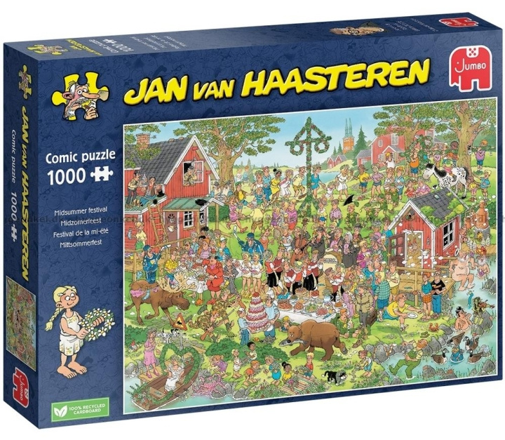 Jan van Haasteren Midsommerfestival (1000 brikker) (JUM0029) i gruppen SPORT, FRITID & HOBBY / Hobby / Puslespil hos TP E-commerce Nordic AB (C89983)