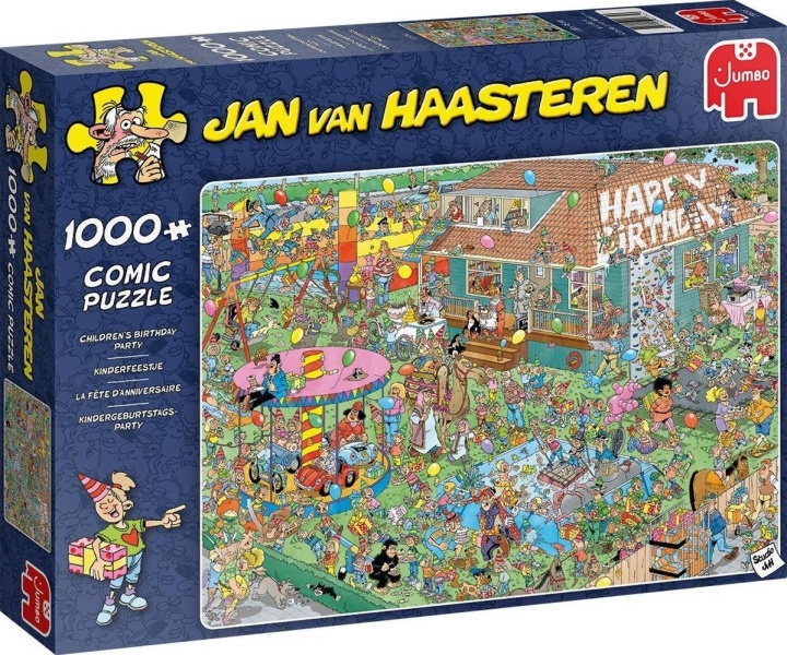 Jan van Haasteren Kridt op! (1000 brikker) (JUM0054) i gruppen SPORT, FRITID & HOBBY / Hobby / Puslespil hos TP E-commerce Nordic AB (C89998)