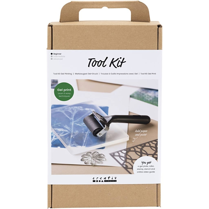 DIY Kit Værktøjssæt til geltryk (977755) i gruppen SPORT, FRITID & HOBBY / Hobby / DIY Kit hos TP E-commerce Nordic AB (C90014)