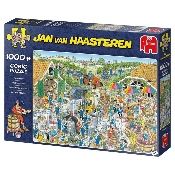 Jan van Haasteren Vingården, puslespil med 1000 brikker (JUM9095) i gruppen SPORT, FRITID & HOBBY / Hobby / Puslespil hos TP E-commerce Nordic AB (C90025)