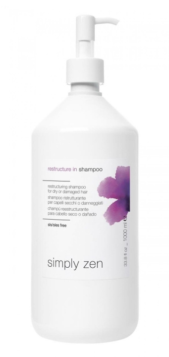 Simply Zen Restructure in Shampoo 1000 ml i gruppen SKØNHED & HELSE / Hår og styling / Hårpleje / Shampoo hos TP E-commerce Nordic AB (C90027)