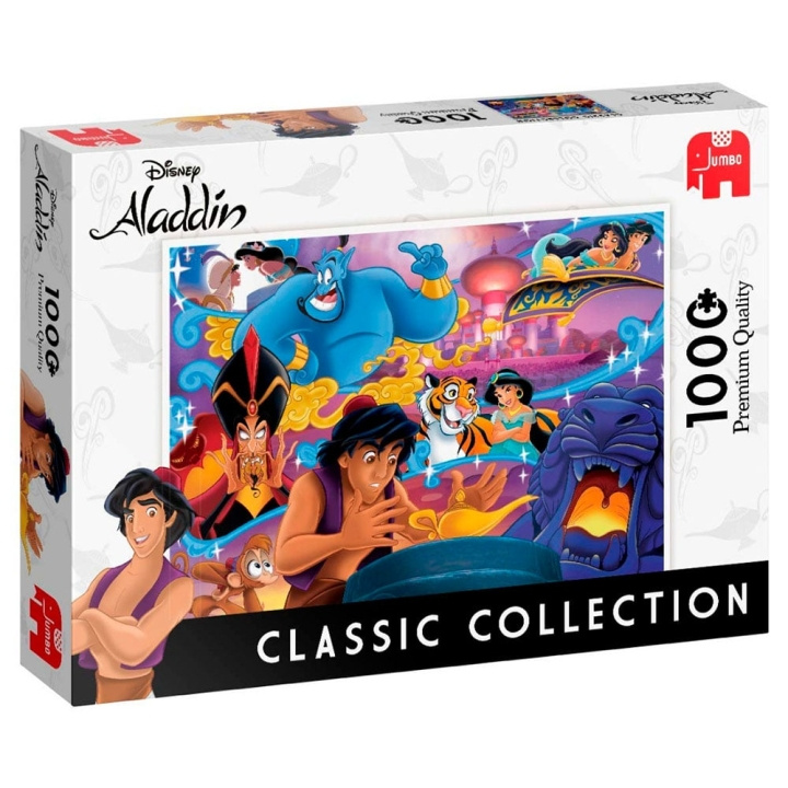 Jumbo Disney Classic Collection: Aladdin (1000 brikker) (JUM8825) i gruppen SPORT, FRITID & HOBBY / Hobby / Puslespil hos TP E-commerce Nordic AB (C90050)