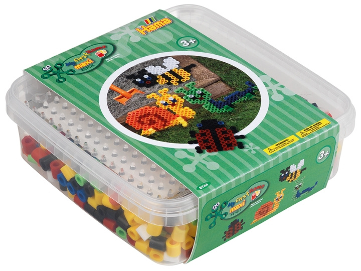 HAMA Beads Maxi - Perler og stiftplade i æske (8744) i gruppen LEGETØJ, BØRN & BABY / Legetøj / Hobbyartikler hos TP E-commerce Nordic AB (C90067)