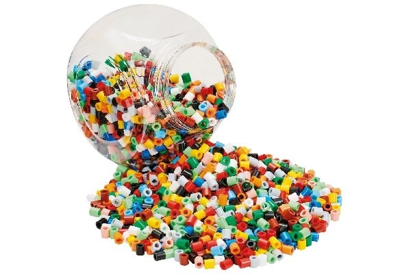 HAMA Beads HAMA Maxi Beads - 2.000 stk. stabelbar blå spand (8589) i gruppen LEGETØJ, BØRN & BABY / Legetøj / Hobbyartikler hos TP E-commerce Nordic AB (C90107)