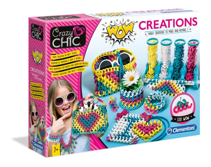 Clementoni Crazy Chic - Wow Creations (50642) i gruppen LEGETØJ, BØRN & BABY / Legetøj / Hobbyartikler hos TP E-commerce Nordic AB (C90171)