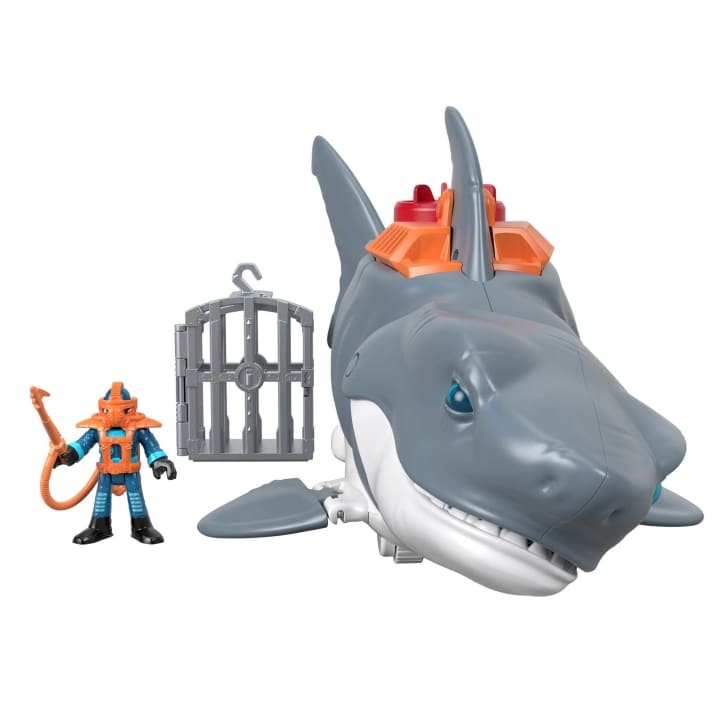 Imaginext Mega Bite Shark (GKG77) i gruppen LEGETØJ, BØRN & BABY / Legetøj / Figurer, miniaturer og tilbehør hos TP E-commerce Nordic AB (C90182)