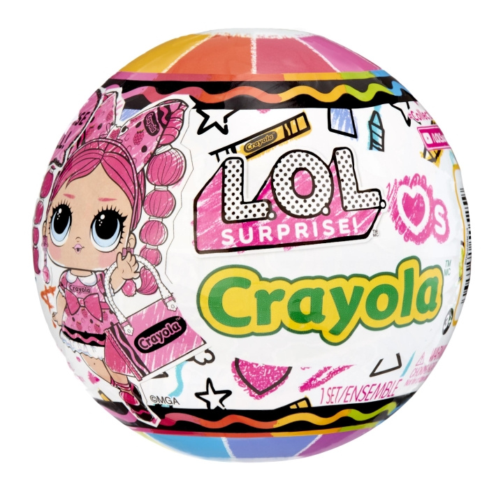 L.O.L. Surprise! Elsker CRAYOLA Tots (505259) (505266) i gruppen LEGETØJ, BØRN & BABY / Legetøj / Docks og tilbehør hos TP E-commerce Nordic AB (C90348)