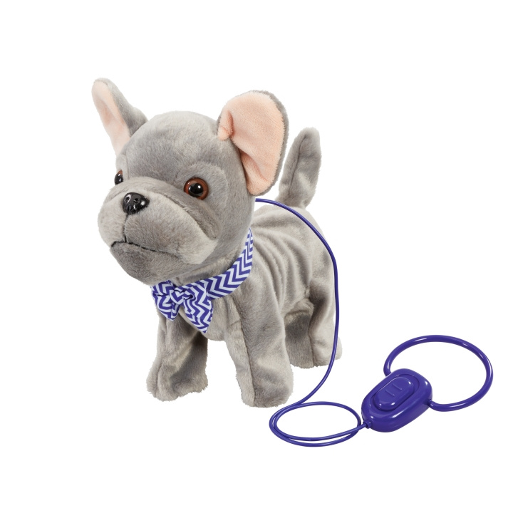 Happy Pets Walk Along fransk bulldog (31511177) i gruppen LEGETØJ, BØRN & BABY / Babyleg (0-3 år) / Tøjdyr hos TP E-commerce Nordic AB (C90367)