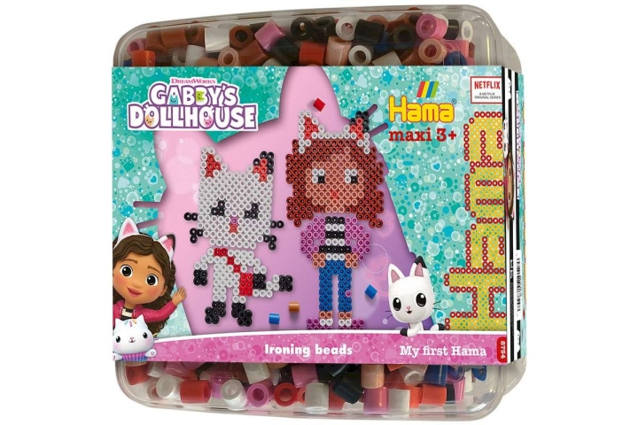 HAMA Beads Hama - Maxi perler og stiftplade - Gabbys dukkehus (388754) i gruppen LEGETØJ, BØRN & BABY / Legetøj / Hobbyartikler hos TP E-commerce Nordic AB (C90390)