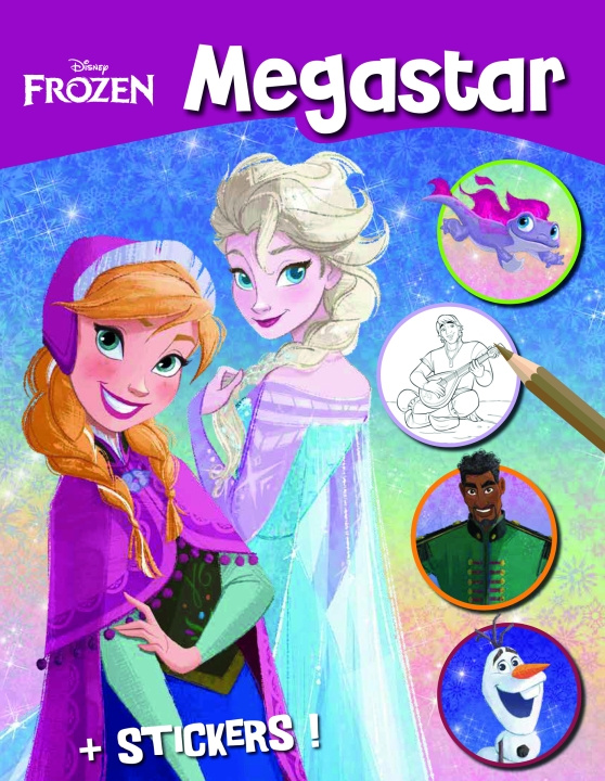 Disney Megastjerne malebog - Frozen i gruppen LEGETØJ, BØRN & BABY / Legetøj / Tegne og tælle hos TP E-commerce Nordic AB (C90399)