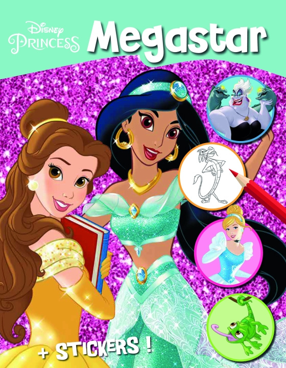 Disney Megastar malebog - Disney Princess i gruppen LEGETØJ, BØRN & BABY / Legetøj / Tegne og tælle hos TP E-commerce Nordic AB (C90400)