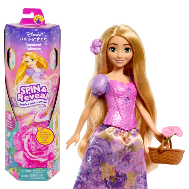 Disney Prinsesse - drej og afslør - Rapunzel (HTV86) i gruppen LEGETØJ, BØRN & BABY / Legetøj / Docks og tilbehør hos TP E-commerce Nordic AB (C90458)