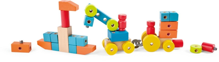 Hape Infinite Imagination Building Blocks (87-0519) i gruppen LEGETØJ, BØRN & BABY / Legetøj / Bygge legesager / Klodser hos TP E-commerce Nordic AB (C90488)